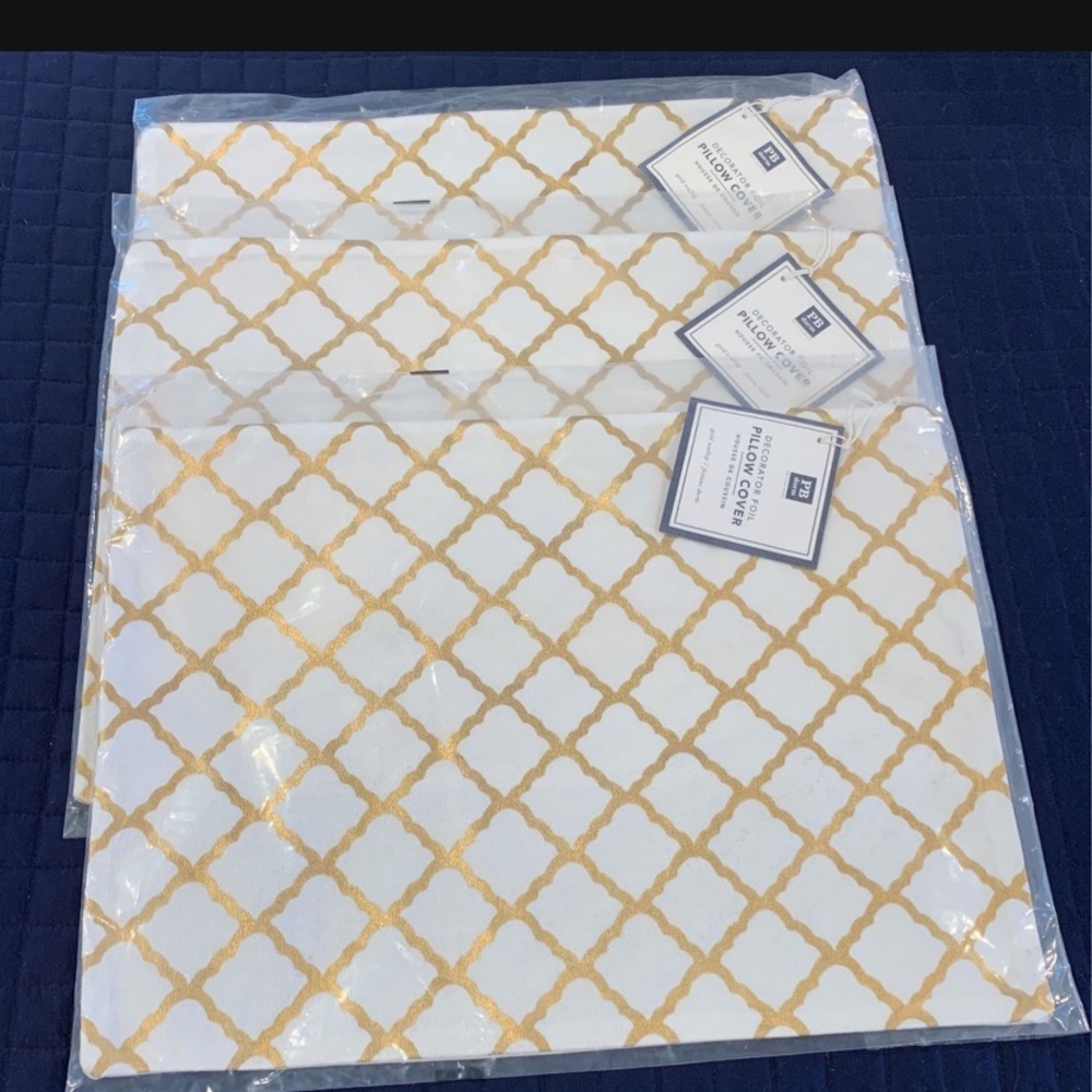 3 NWT pottery barn teen pillow covers  16 x 12